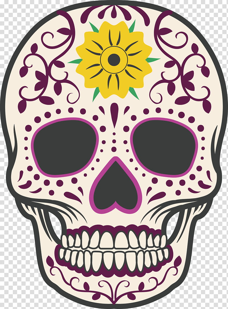 Mexico Element, Day Of The Dead, Calavera, Skull Art, Mexican Cuisine, La Calavera Catrina, Death, Mobile Phone transparent background PNG clipart