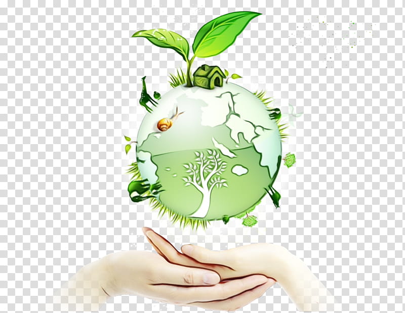 green hand world plant earth, Watercolor, Paint, Wet Ink, Logo, Symbol transparent background PNG clipart