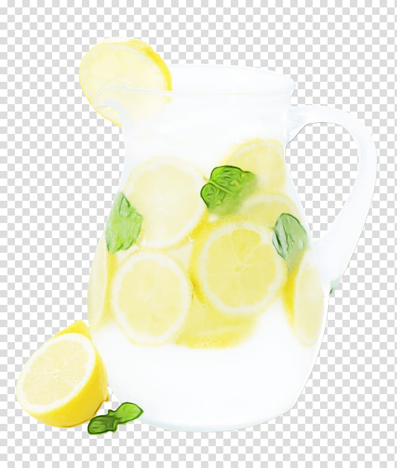 Lemon juice, Watercolor, Paint, Wet Ink, Cocktail Garnish, Limeade, Lemonade, Health Shake transparent background PNG clipart