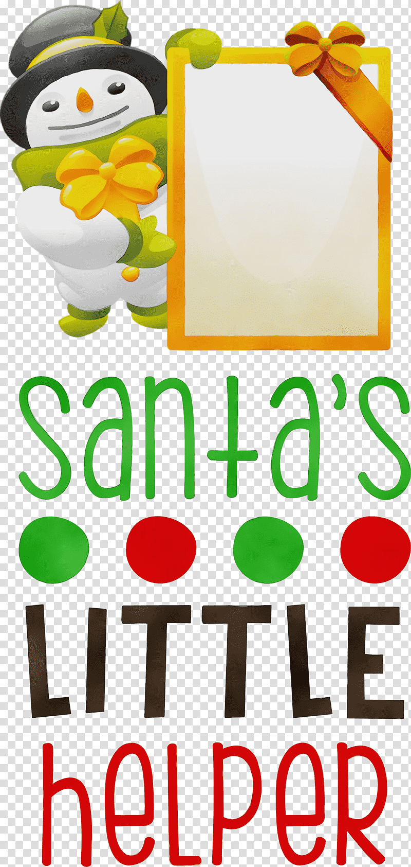 Christmas Day, Santas Little Helper, Watercolor, Paint, Wet Ink, Christmas Decoration, Santa Claus transparent background PNG clipart