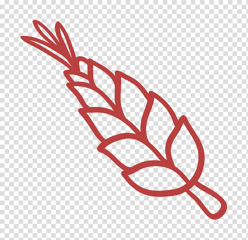 Wheat icon Rice icon Oktoberfest icon, Line Art, Logo transparent background PNG clipart