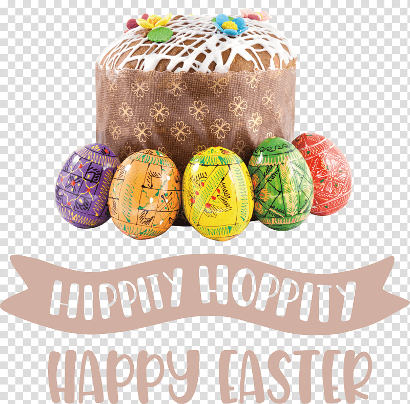 Hippity Hoppity Happy Easter, Holiday, Easter Egg, Paschal Greeting, Kulich, Congratulations, Greeting Card transparent background PNG clipart