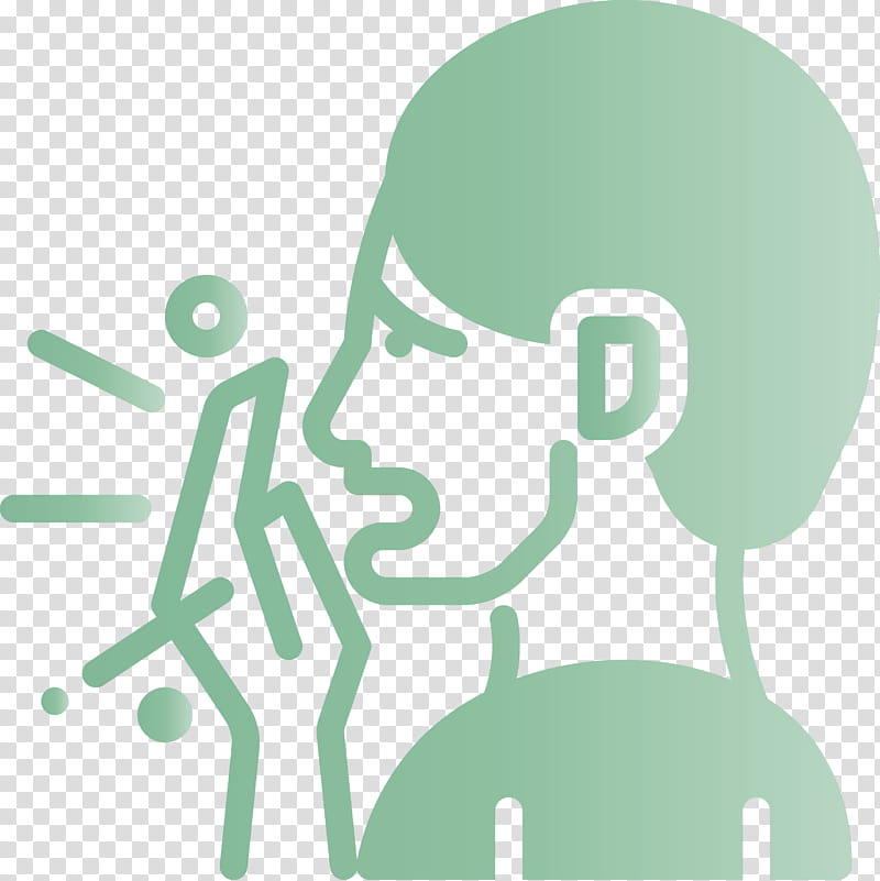 cough coronavirus man, Sick, Green transparent background PNG clipart