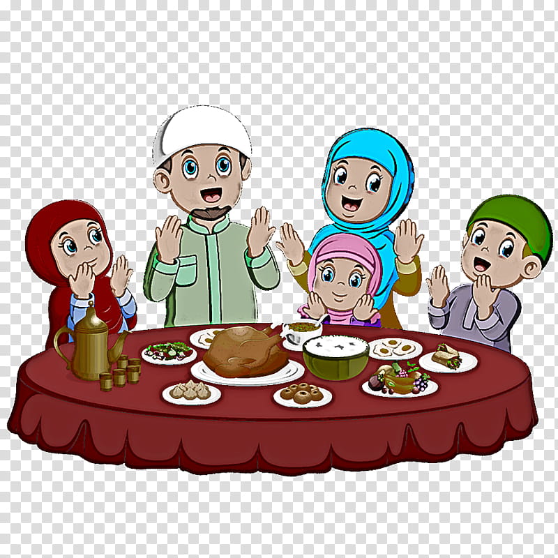 cartoon people sharing meal bake sale, Cartoon, Food, Eating, Cuisine transparent background PNG clipart