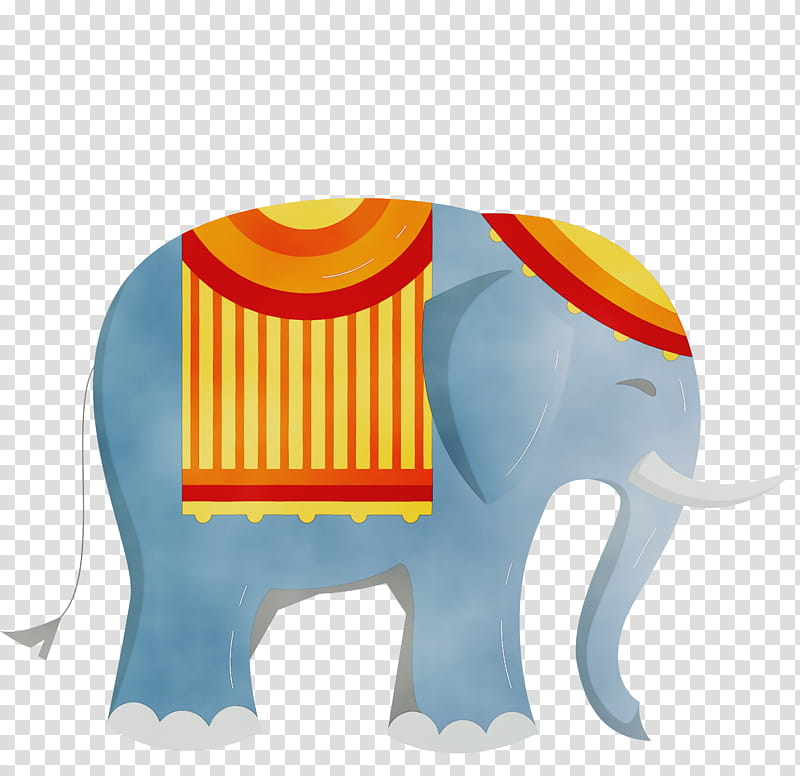 Indian elephant, Diwali Element, Divali Element, Deepavali Element, Dipawali Element, Watercolor, Paint, Wet Ink transparent background PNG clipart