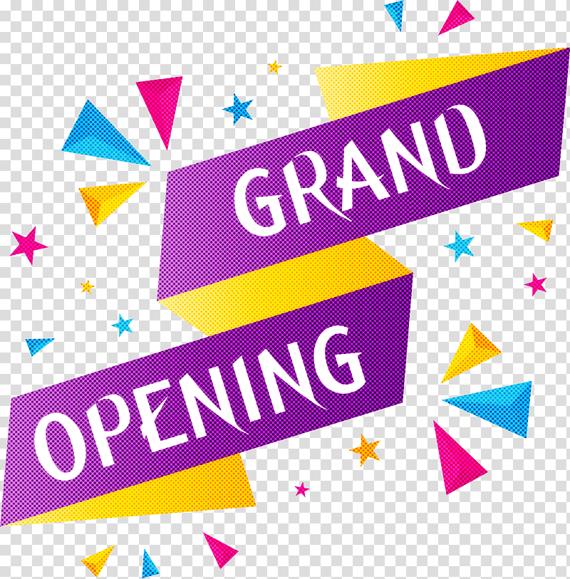 Grand Opening, Logo, Yellow, Line, Meter, Point, Paper transparent background PNG clipart