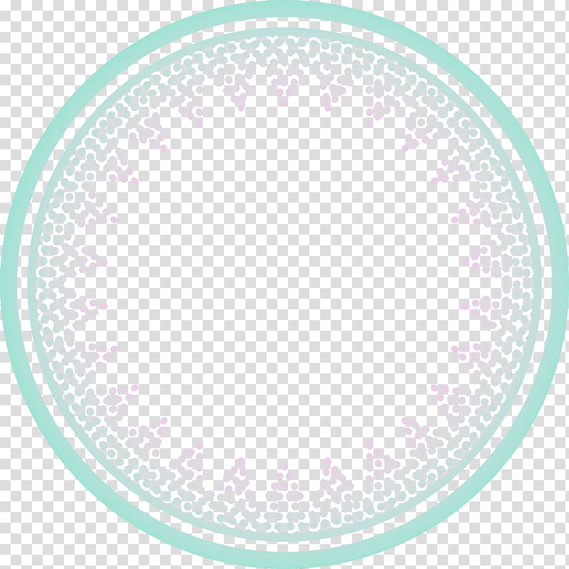 aqua turquoise green circle teal, Circle Frame, Watercolor, Paint, Wet Ink, Plate, Dishware, Tableware transparent background PNG clipart