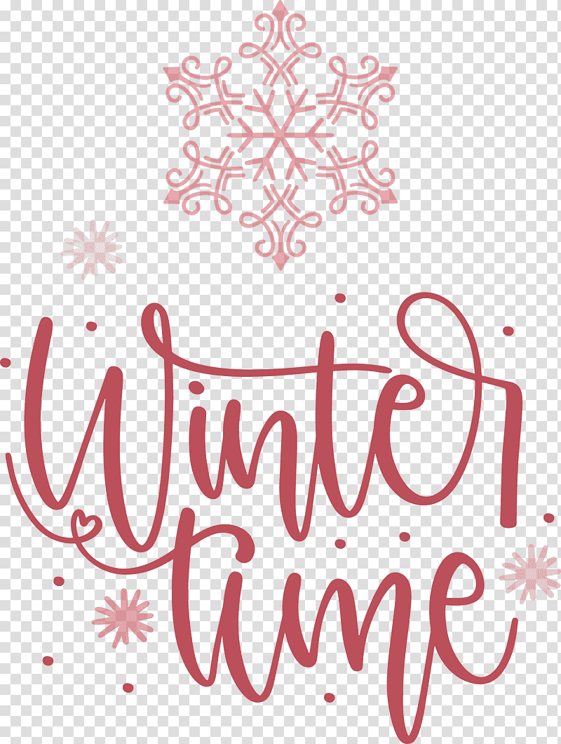 Winter Time, Sticker, Logo, Calligraphy, Wall Decal, Meter, Flower transparent background PNG clipart