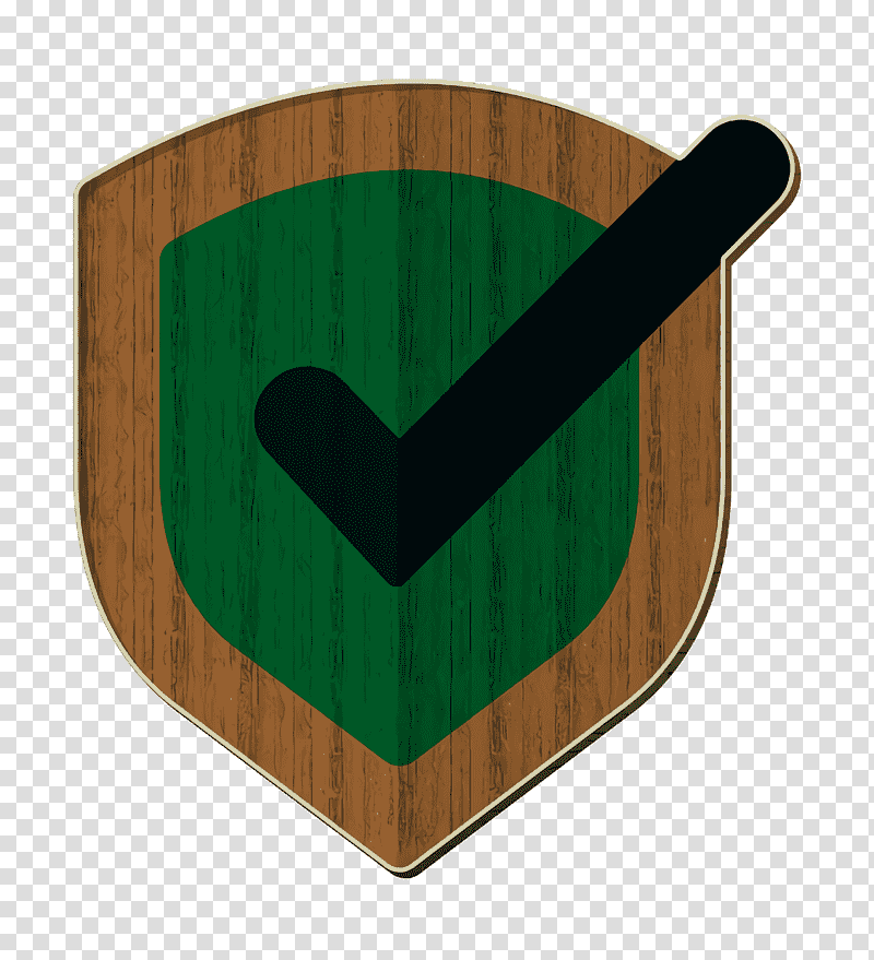 Checkmark icon Shield icon Protection & Security icon, Green, Meter transparent background PNG clipart