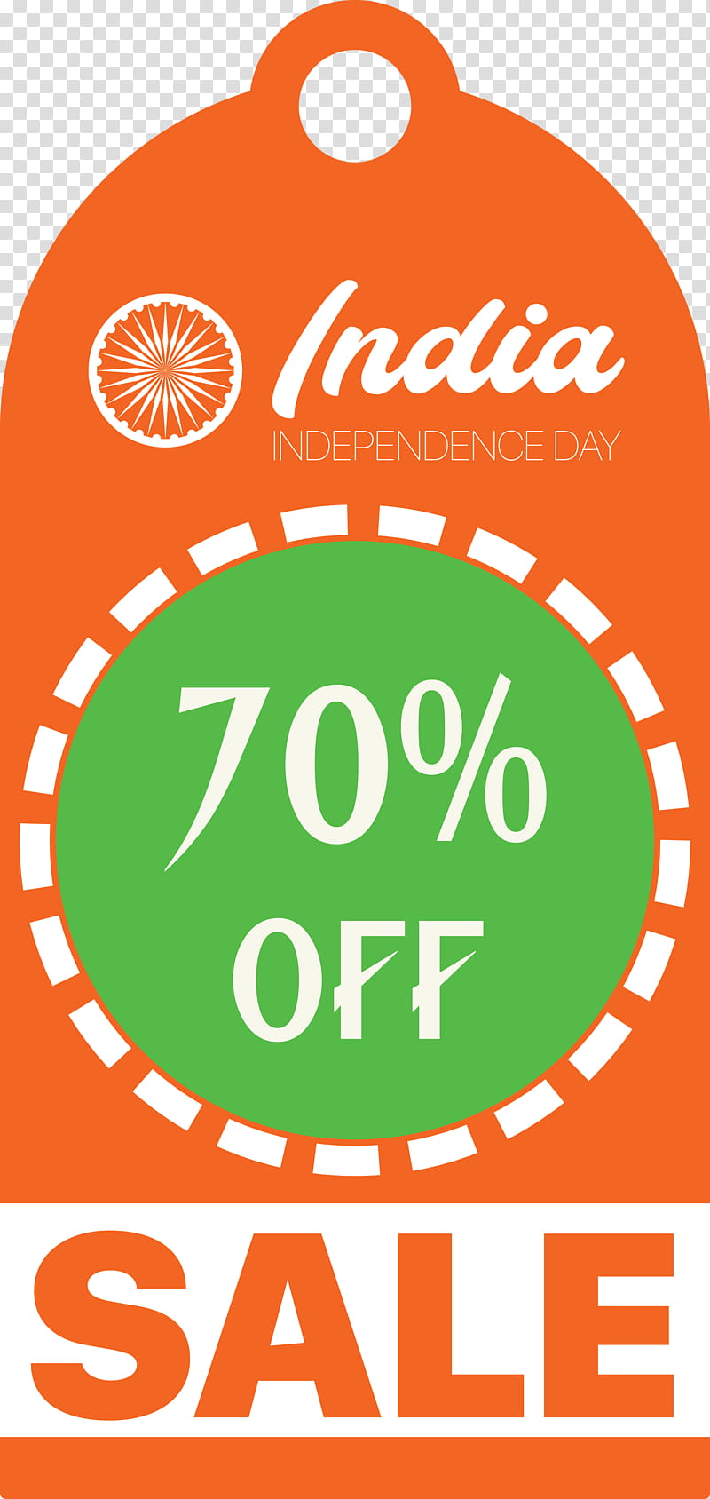 India Indenpendence Day Sale Tag India Indenpendence Day Sale Label, Logo, Green, Line, Area, Meter transparent background PNG clipart