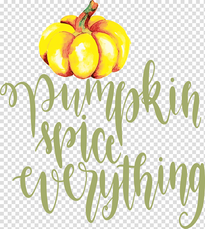 Pumpkin, Pumpkin Spice Everything, Thanksgiving, Autumn, Watercolor, Paint, Wet Ink transparent background PNG clipart