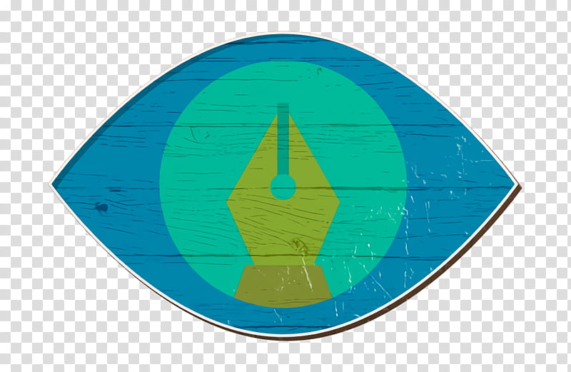 Creative icon View icon Eye icon, Aqua, Turquoise, Teal, Yellow, Sticker, Triangle, Symbol transparent background PNG clipart