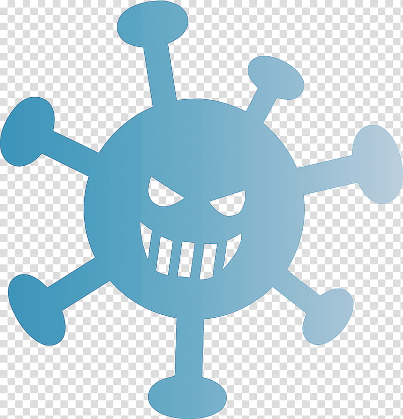 virus Coronavirus Corona, Turquoise, Cartoon, Symbol transparent background PNG clipart