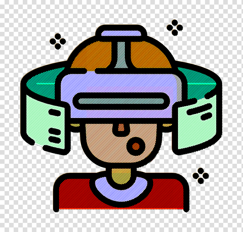 Vr icon Virtual reality icon Future world icon, Line, Meter, Mathematics, Geometry transparent background PNG clipart
