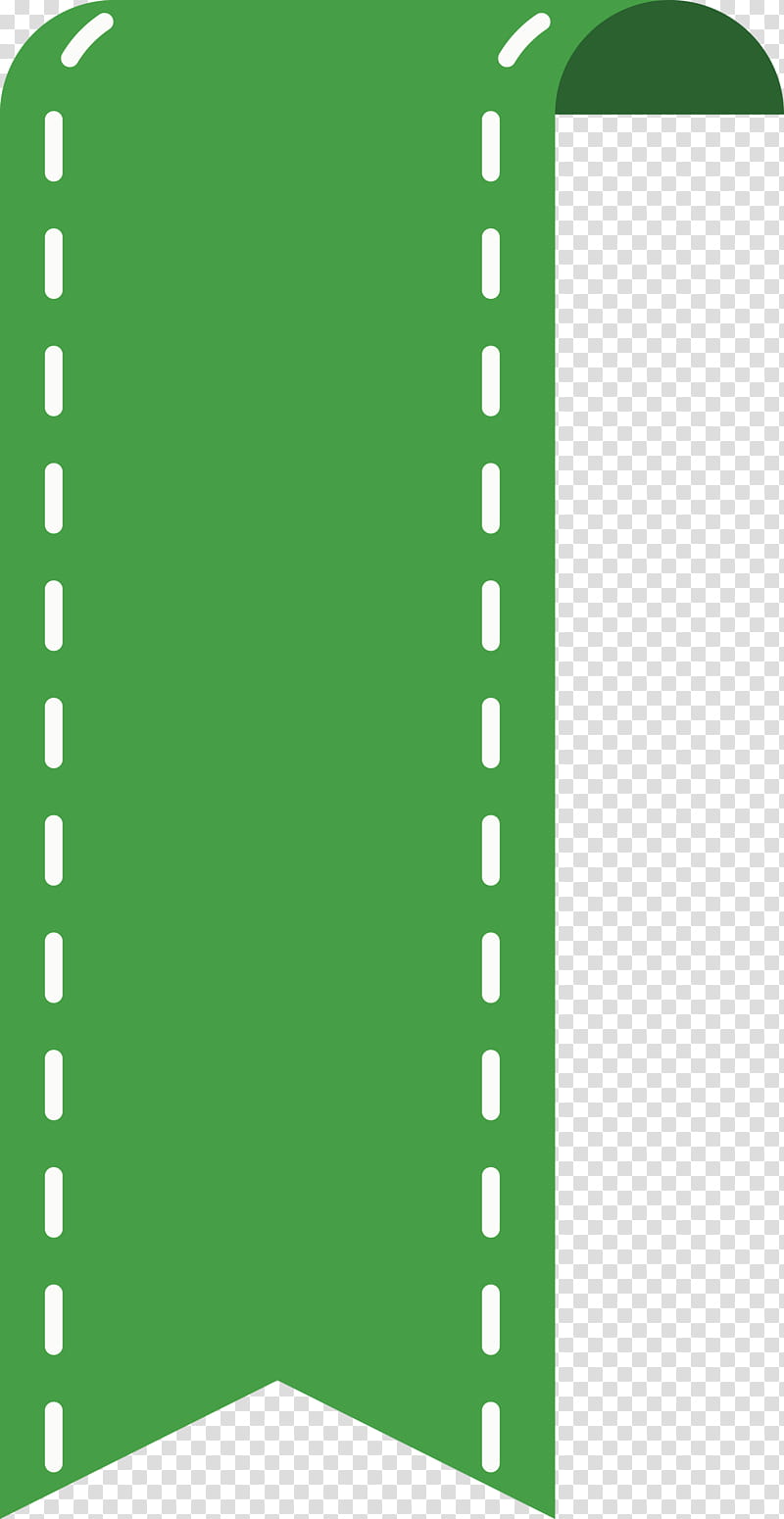 Bookmark Ribbon, Green, Line, Rectangle transparent background PNG clipart