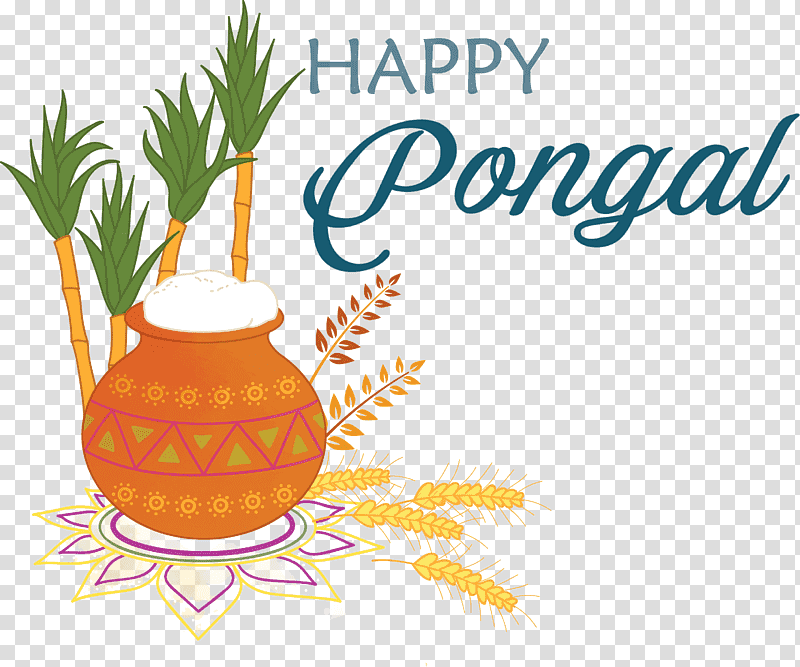 Happy Pongal Pongal, Makar Sankranti, Lohri, Bihu, Harvest Festival, Magh Bihu, Onam transparent background PNG clipart