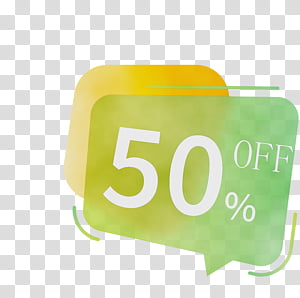 logo font rectangle m green text, 50 Off Sale, Sale Tag, Watercolor, Paint, Wet Ink, Mathematics, Geometry transparent background PNG clipart thumbnail