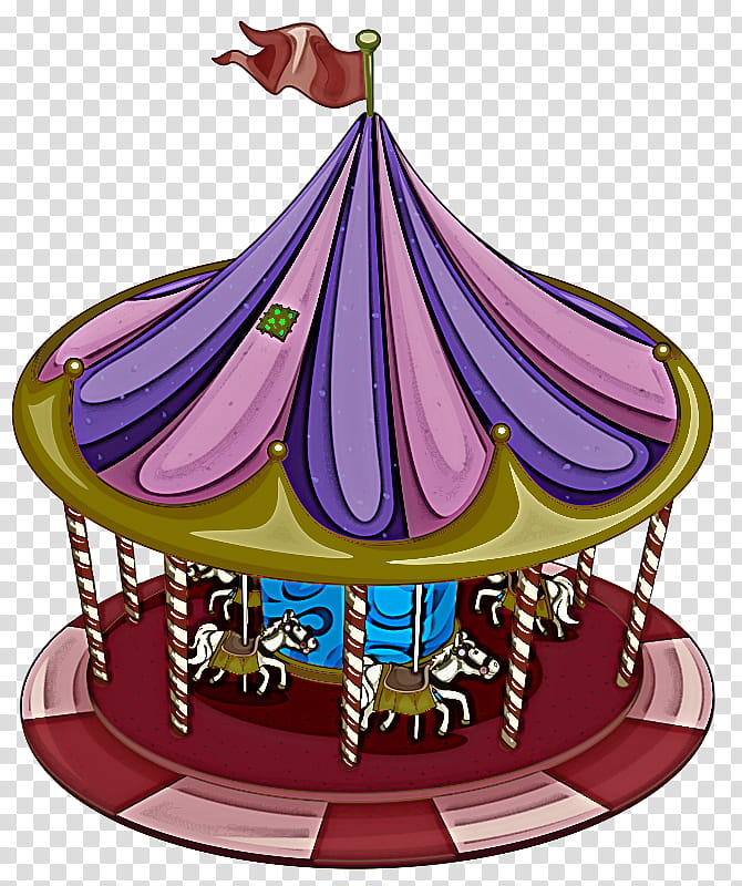 cartoon purple amusement ride amusement park, Cartoon transparent background PNG clipart