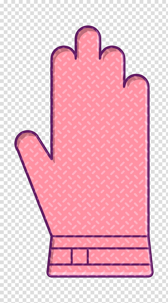 Glove icon Chainmail icon Butcher icon, Pink, Hand, Finger transparent background PNG clipart