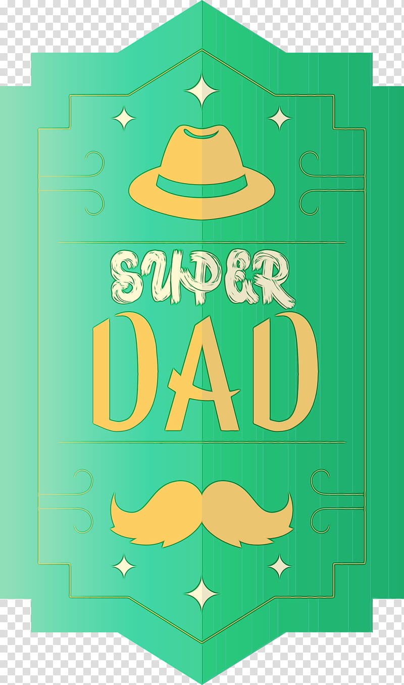 logo poster green area line, Fathers Day Label, Watercolor, Paint, Wet Ink, Meter transparent background PNG clipart