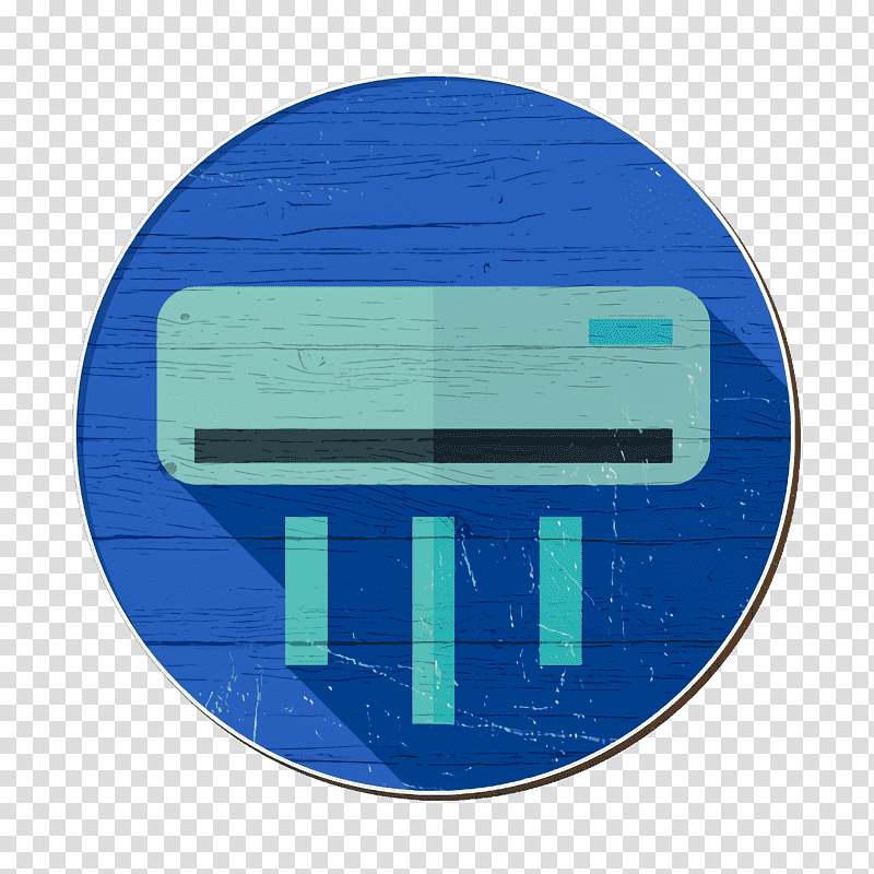 Summer icon Air conditioner icon Air conditioning icon, Electric Blue M, Meter, Turquoise, Microsoft Azure transparent background PNG clipart