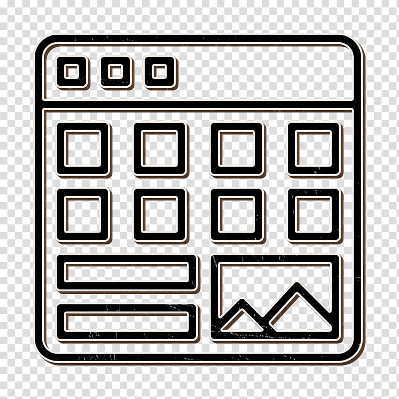 Portfolio icon User Interface Vol 3 icon, Line, Square, Rectangle transparent background PNG clipart