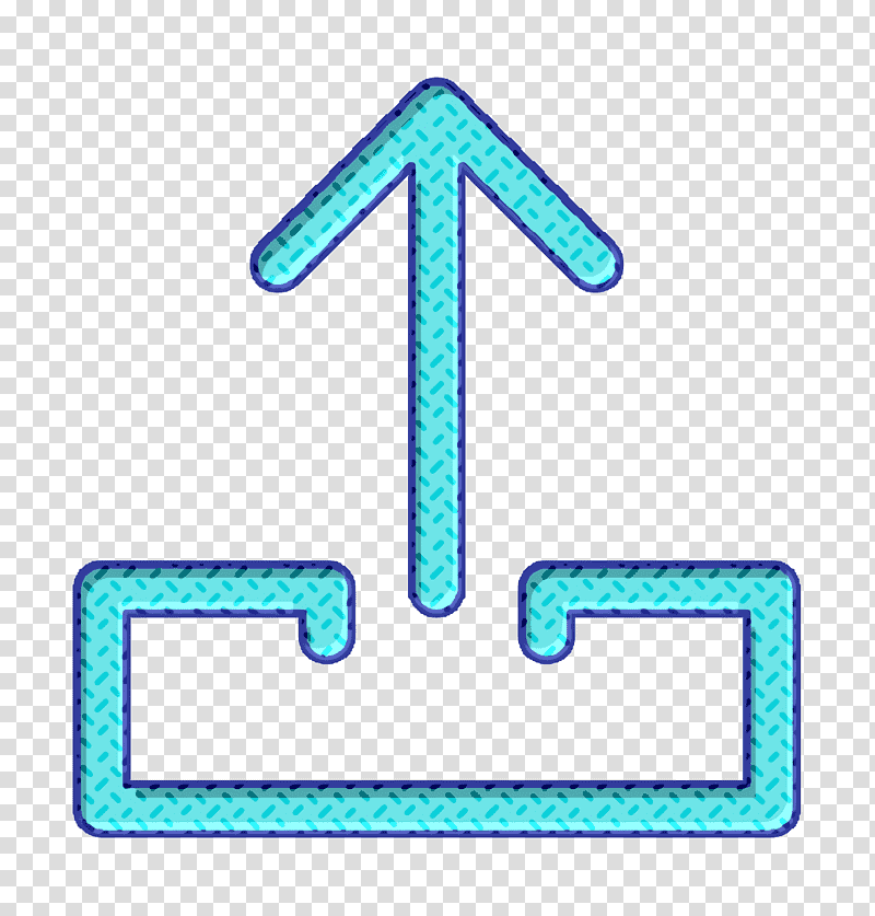 General UI icon interface icon Outbox send mail icon, Upload Icon, User, Arrow, Triangle, 2019, Paper transparent background PNG clipart