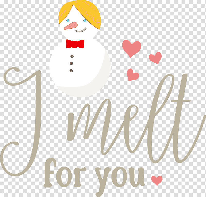 logo meter character line m, I Melt For You, Snowman, Watercolor, Paint, Wet Ink, Happiness transparent background PNG clipart