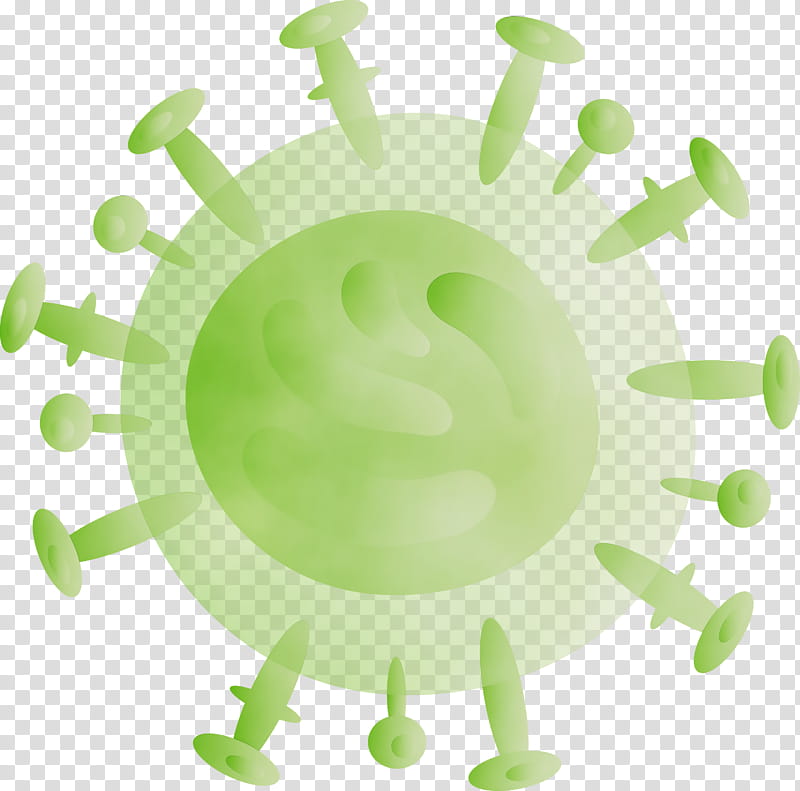 green symbol circle logo, Coronavirus, COVID, Watercolor, Paint, Wet Ink transparent background PNG clipart