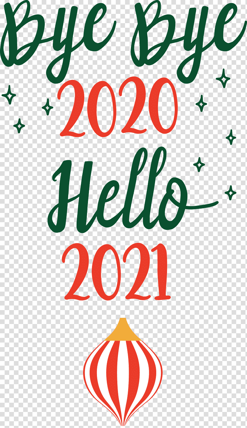 Hello 2021 Year Bye bye 2020 Year, Christmas Day, Tree, Line, Meter, Mathematics, Geometry transparent background PNG clipart