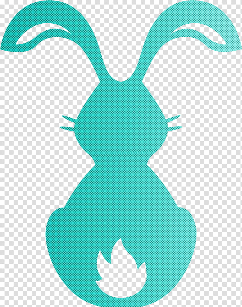 Cute Bunny Easter Day, Turquoise, Green, Aqua, Teal, Symbol transparent background PNG clipart