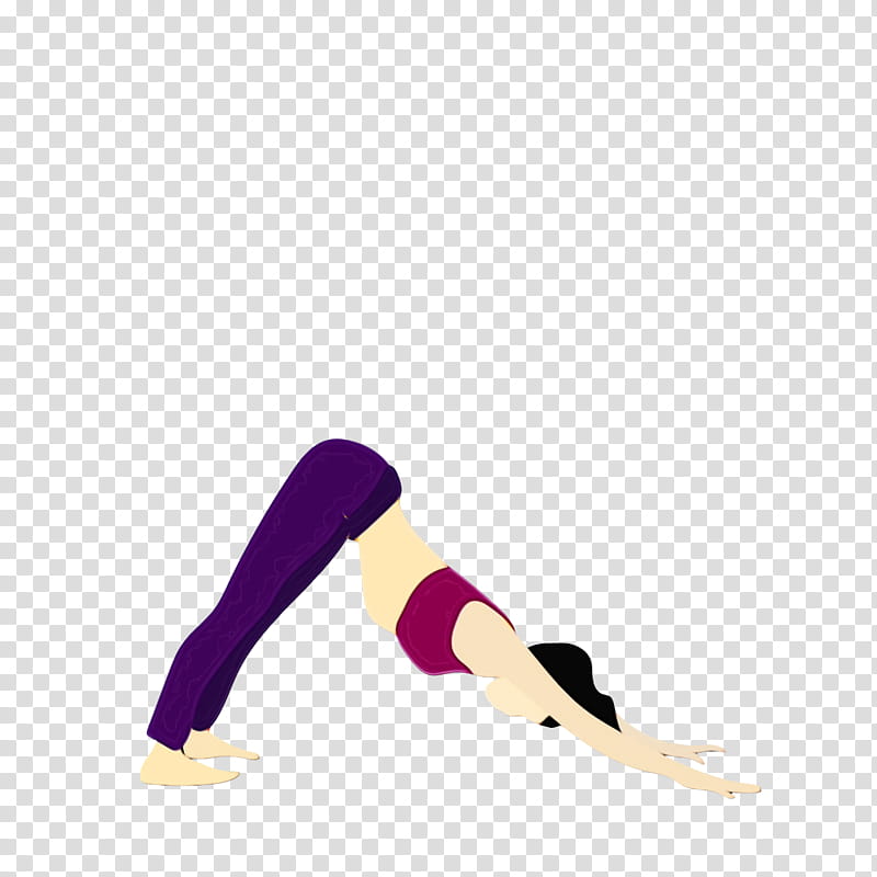 yoga sportswear purple stretching, Watercolor, Paint, Wet Ink, Kellogg Brown Root Llc transparent background PNG clipart