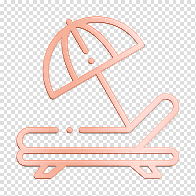 Sunbed icon Beach icon Hotel icon, Suite, Resort, Bed And Breakfast, Room, Restaurant, Tourism transparent background PNG clipart