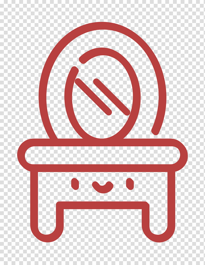 Dressing table icon Beauty icon Mirror icon, Data, User transparent background PNG clipart