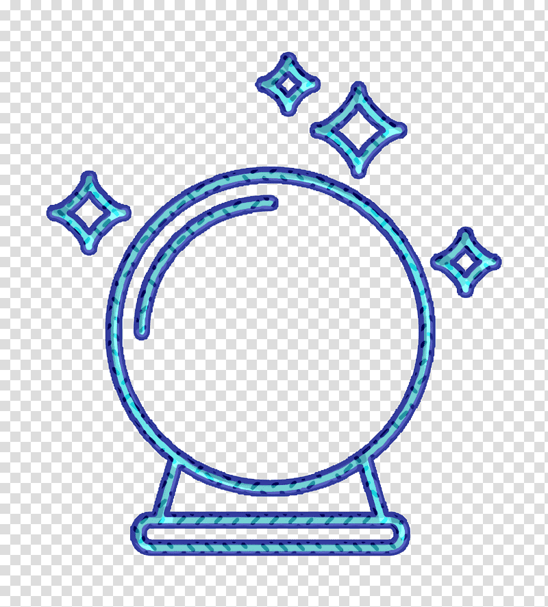 icon Lineal Halloween icon Magic icon, Crystal Ball Icon, Magic 8ball, Fortunetelling, Drawing transparent background PNG clipart