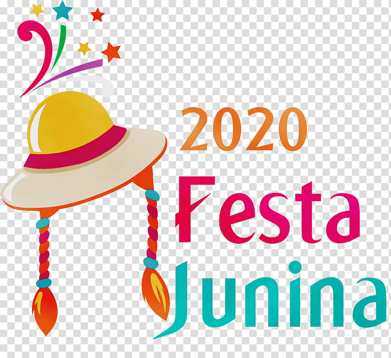 Party hat, Festa Junina, Festas Juninas, Festas De Sao Joao, Watercolor, Paint, Wet Ink, Line transparent background PNG clipart