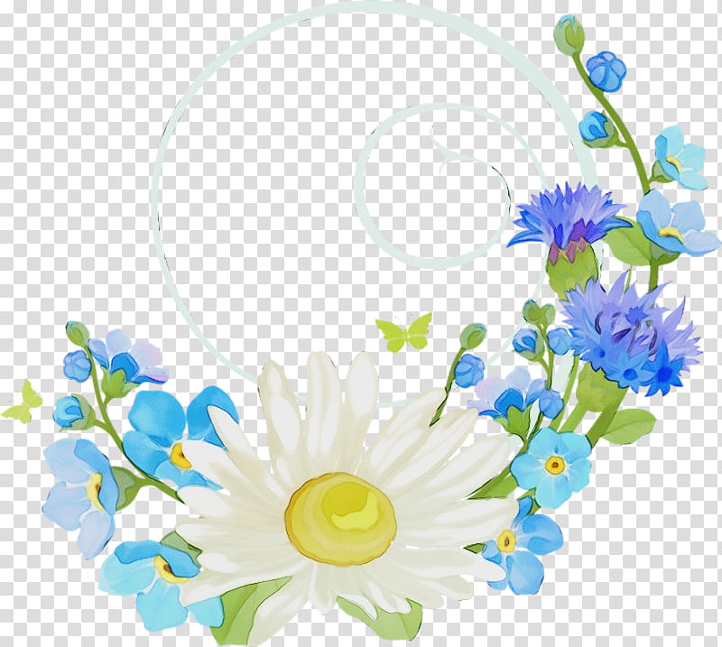 Daisy, Watercolor, Paint, Wet Ink, Camomile, Flower, Plant, Mayweed transparent background PNG clipart