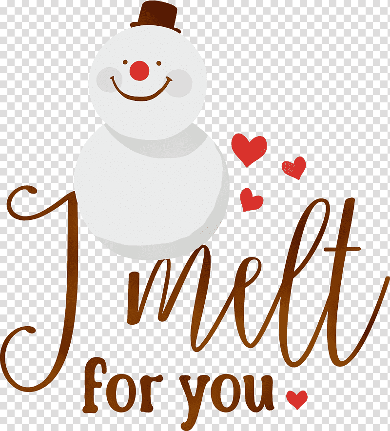 Christmas ornament, I Melt For You, Snowman, Winter
, Watercolor, Paint, Wet Ink transparent background PNG clipart