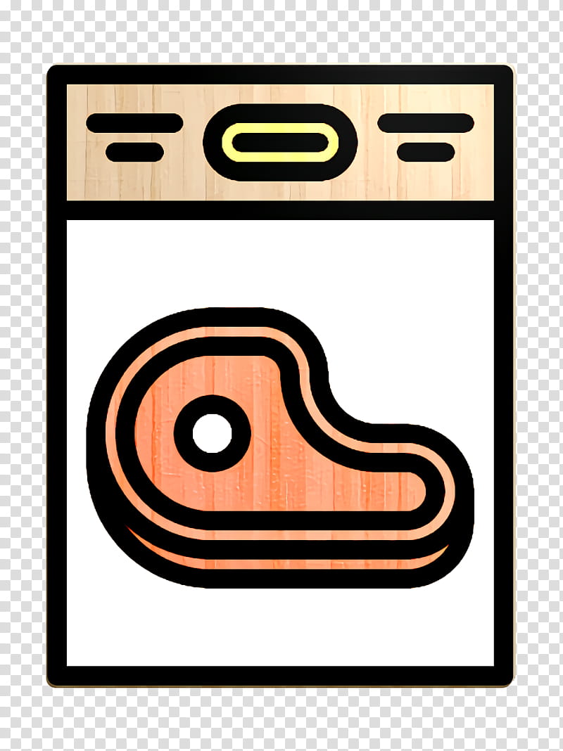 Steak icon Butcher shop icon Butcher icon, Line, Mobile Phone Case, Rectangle, Symbol transparent background PNG clipart