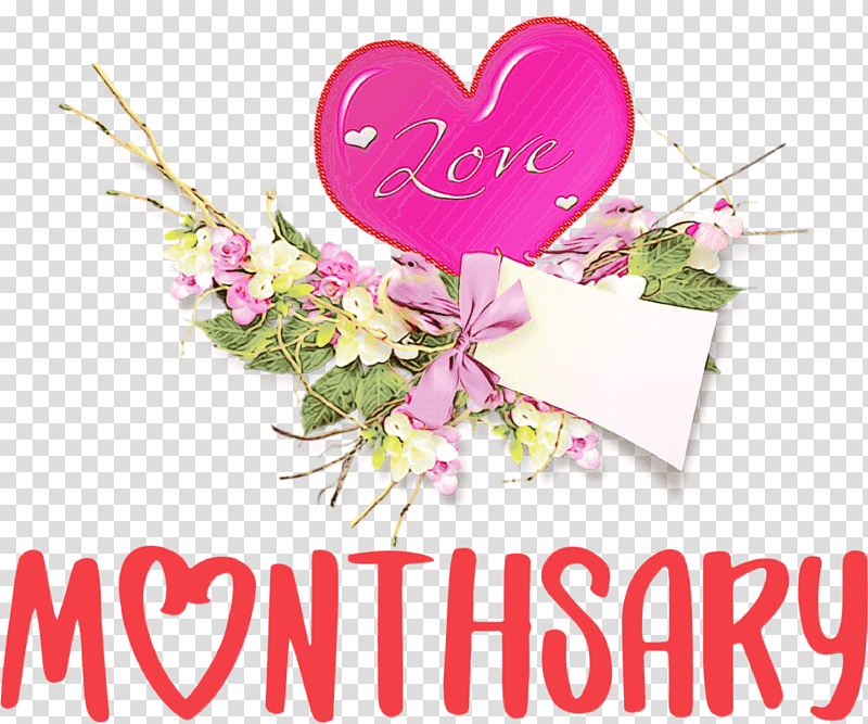Floral design, Happy Monthsary, Watercolor, Paint, Wet Ink, No Te Sabe Tratar, Got To Keep On Riton Remix transparent background PNG clipart