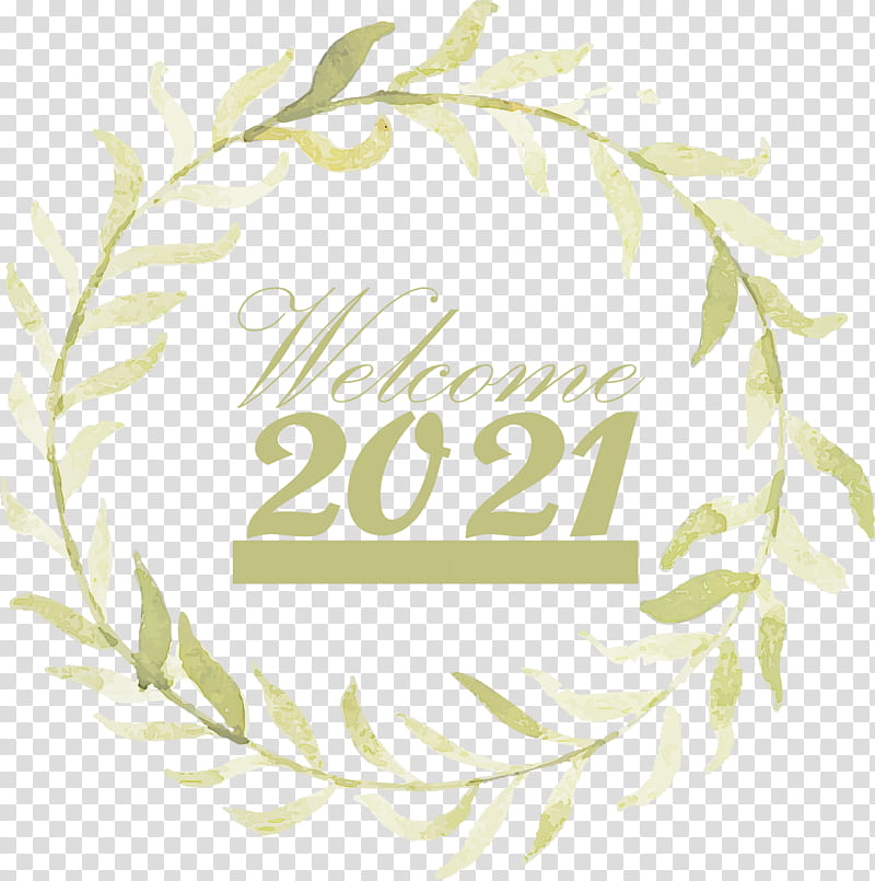 Happy New Year 2021 Welcome 2021 Hello 2021, Floral Design, Watercolor Painting, Drawing, Interior Design Services, Flower, Wreath, Logo transparent background PNG clipart