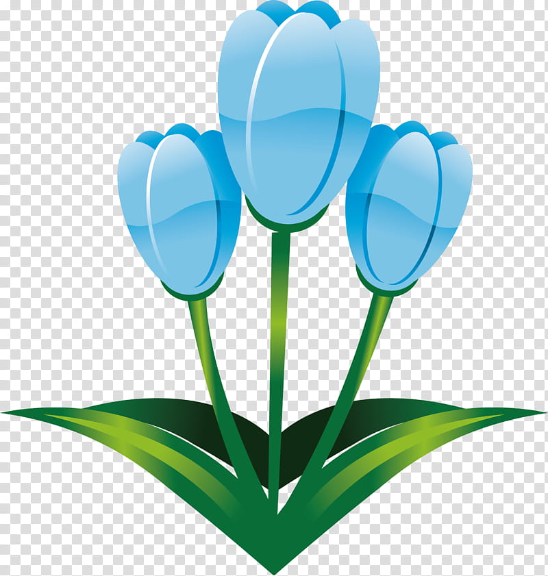 easter flower spring flower, Blue, Tulip, Plant, Turquoise, Petal, Leaf, Grass transparent background PNG clipart