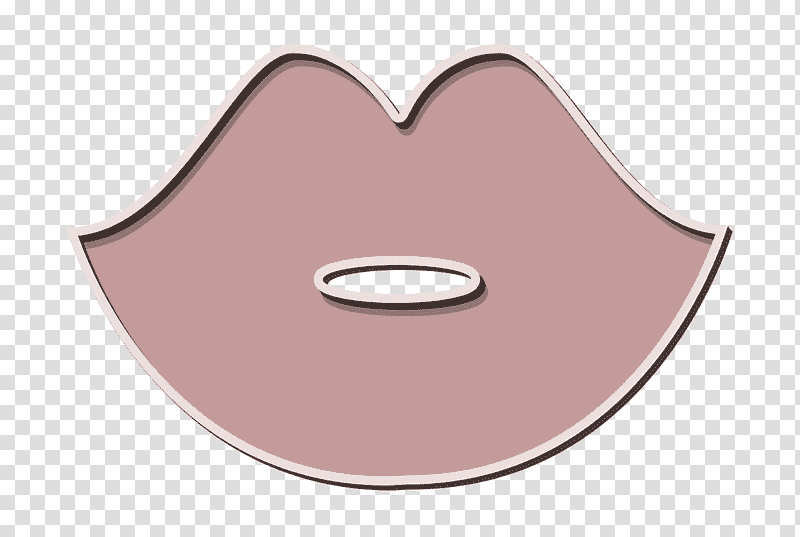shapes icon Love Is In The Air icon Mouth icon, Woman Black Lips Shape Icon, Lilac M, Cartoon transparent background PNG clipart
