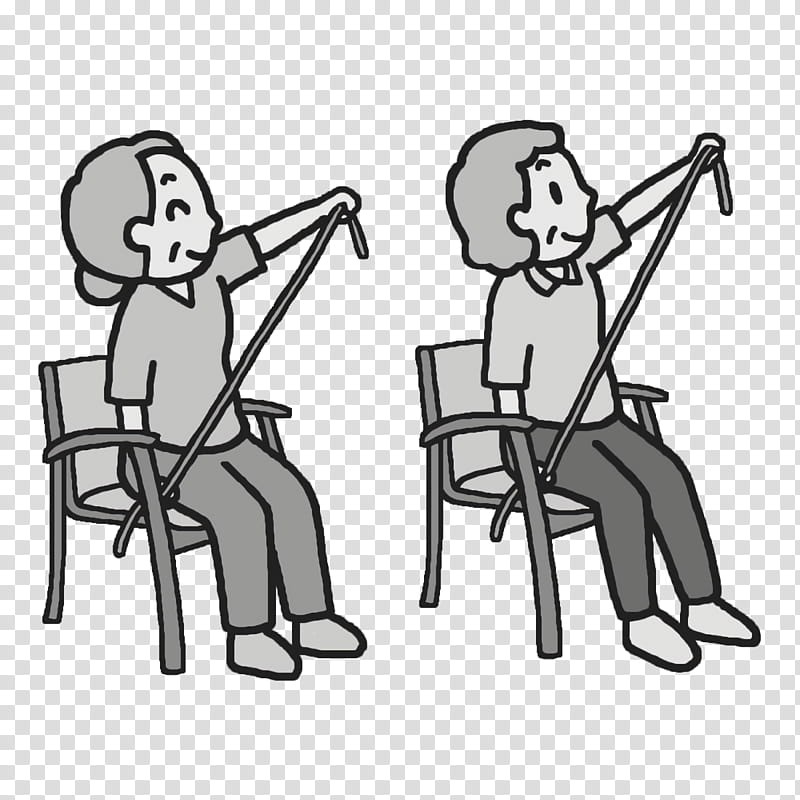 older elder Rehabilitation, Nursing Home, Line Art, Cartoon, Chair, Human, Meter, Angle transparent background PNG clipart