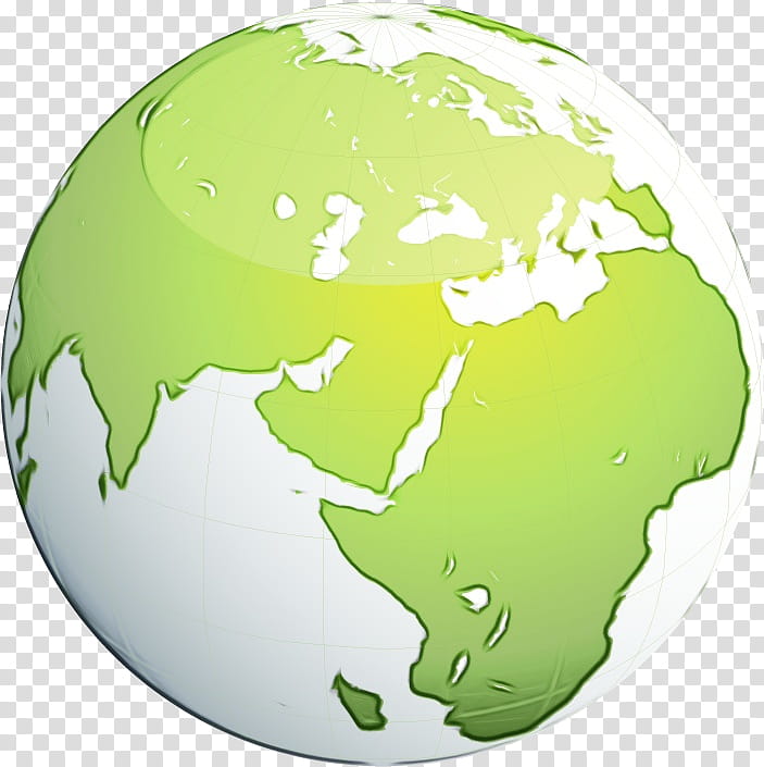 green globe earth world planet, Watercolor, Paint, Wet Ink, Map, Interior Design transparent background PNG clipart
