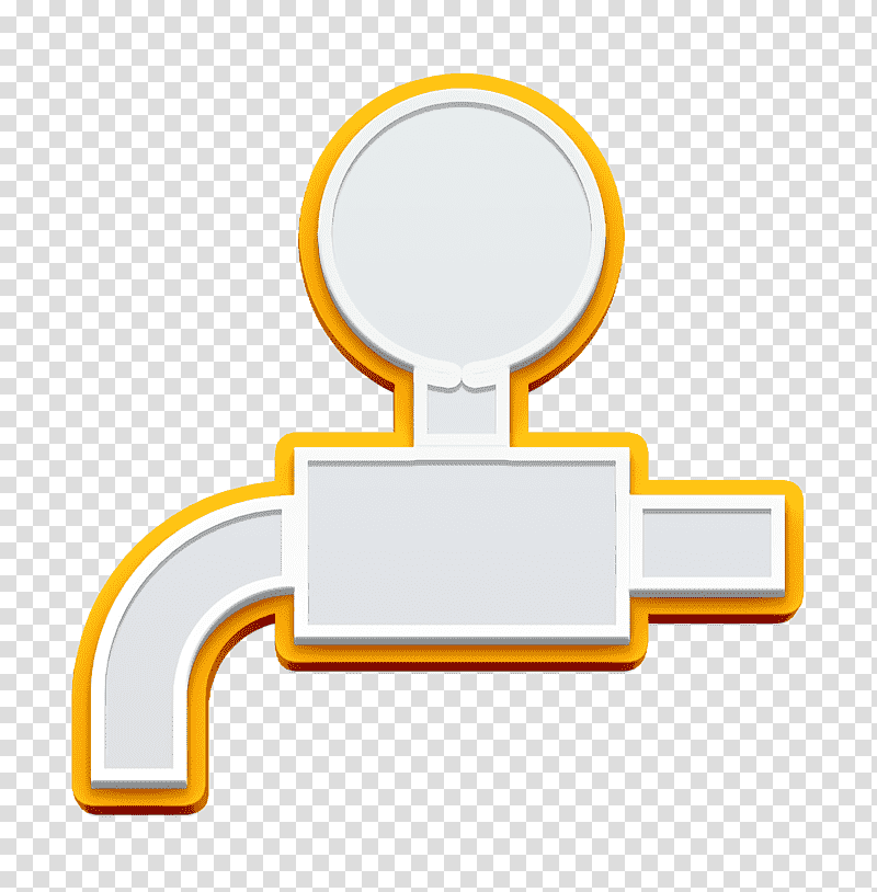 Gas pipe icon Constructions icon Oil icon, Logo, Symbol, Yellow, Meter, Line, Mathematics transparent background PNG clipart