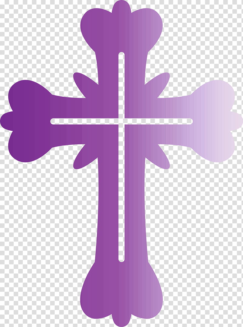 Cross Easter Day, Purple, Violet, Symbol, Religious Item transparent background PNG clipart