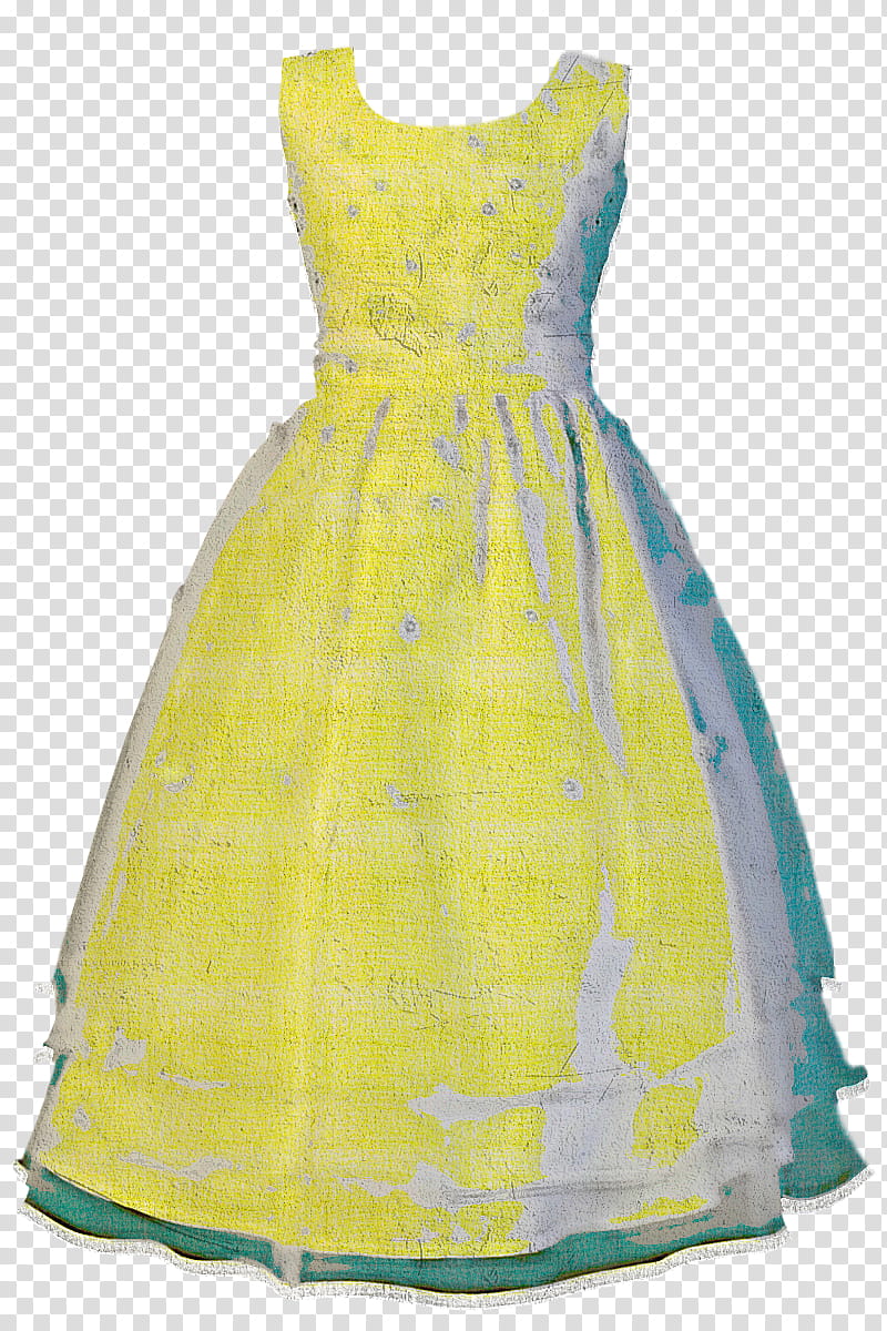 cocktail dress clothing dress gown party dress, Day Dress, Costume Design, Yellow, Bride, Two Pence transparent background PNG clipart