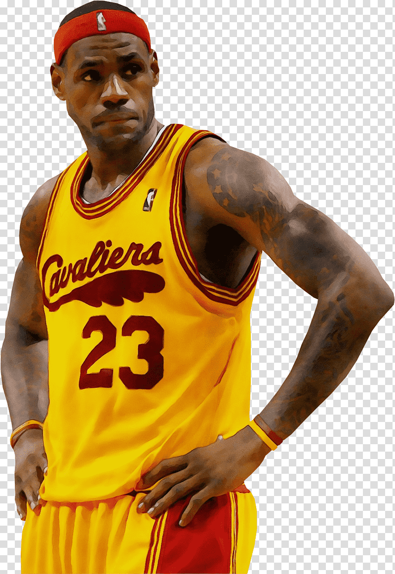 LeBron James Cleveland Cavaliers Miami Heat Los Angeles Lakers The NBA Finals, Watercolor, Paint, Wet Ink, Basketball, 2003 Nba Draft, Sports transparent background PNG clipart