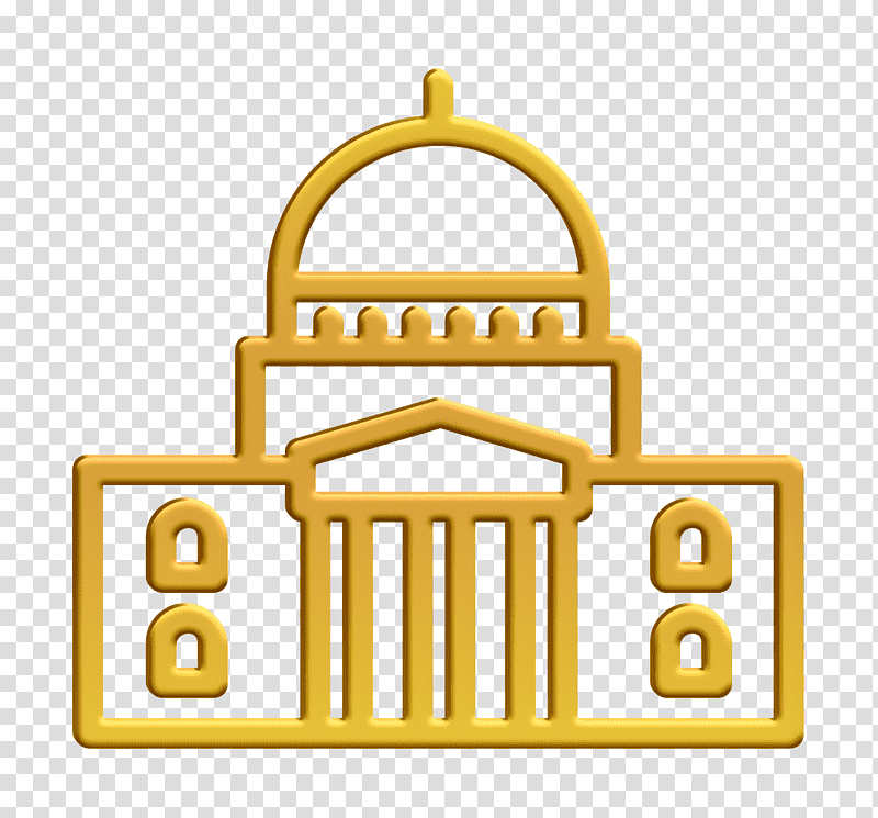 City Hall icon Down town icon Congress icon, Smiley transparent background PNG clipart